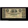Image 1 : Newbern, NC- Merchants' Bank $5 Sept. 1, 1853 G6 Pennell 900A most attractive example of this very s