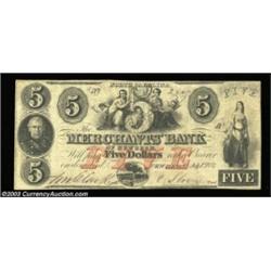 Newbern, NC- Merchants' Bank $5 July 1, 1852 A5 Pennell 907SPTwo pieces of the same note, altered fr