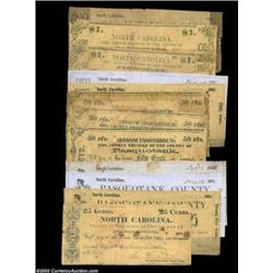 Pasquotank County- County of Pasquotank 25¢ (4), 50¢ (5), $1 (3) PAS5, PAS25, PAS30, PAS40, PAS55, P
