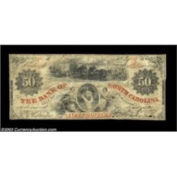 Raleigh, NC- Bank of North Carolina $50 Nov. 1, 1859 G88 Pennell 1020From the Tarboro branch, ex-Cox