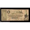 Image 1 : Raleigh, NC- Bank of the State of North Carolina $4 Sept. 1, 1857 G56a Pennell 1120AAn exceptionally