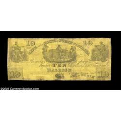 Raleigh, NC- Bank of the State of North Carolina $10 UNLAn unlisted counterfeit of Pennell design 11