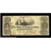 Image 1 : Raleigh, NC- Bank of the State of North Carolina $20 Jan. 1, 1835 G458 Pennell 1210An extremely rare