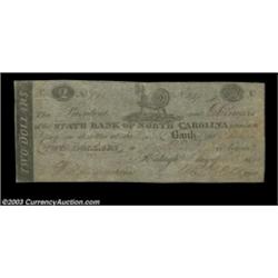 Raleigh, NC- State Bank of North Carolina $2 Oct. 5, 1814 G238a Pennell 1050A very rare early note p