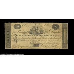 Raleigh, NC- State Bank of North Carolina Mar. 4, 1812 G312 Pennell 1080An extremely rare note which