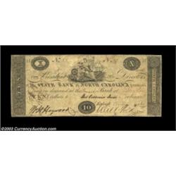 Raleigh, NC- State Bank of North Carolina $10 May 8, 1814 G112a Pennell UNLThis design, slightly dif