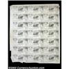 Image 1 : Raleigh, NC- State of North Carolina 10¢ Sept. 1, 1862 Cr. 114 Uncut SheetA very scarce uncut sheet.