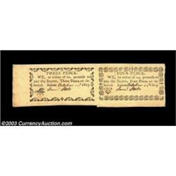 Salem, NC- Sam'l Stots 3 Pence/4 Pence Oct. 22, 1803A very special item from a special collection, a