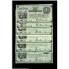 Image 1 : Statesville, NC- Wallace Bros. 1¢ (2), 2¢, 5¢, 10¢, 25¢ 1882Six pieces, all Uncirculated.  6 notes