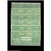 Image 2 : Statesville, NC- Wallace Bros. 1¢ (2), 2¢, 5¢, 10¢, 25¢ 1882Six pieces, all Uncirculated.  6 notes