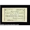 Image 1 : Wadesborough, NC- Anson County 25¢ May 1, 1862Another very scarce note, this piece with the green di