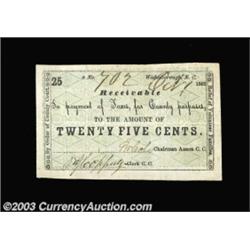 Wadesborough, NC- Anson County 25¢ Oct. 1, 1862A lovely example of this very scarce note, also with