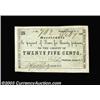 Image 1 : Wadesborough, NC- Anson County 25¢ Oct. 1, 1862A lovely example of this very scarce note, also with