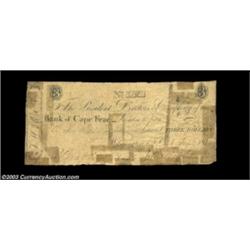 Wilmington, NC- The Bank of Cape Fear $3 Sept. 1, 1810 C36 Pennell UNLA rare early three, albeit som