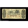 Image 1 : Wilmington, NC- The Bank of Cape Fear $7 Jan. 1, 1858 G406a Pennell 170A nice evenly circulated exam