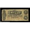 Image 1 : Wilmington, NC- The Bank of Cape Fear $8 June 1, 1856 G407a Pennell 180Very Good, with a few tiny pa