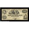 Image 1 : Wilmington, NC- The Bank of Cape Fear $50 Jan. 1, 1856 G212 Pennell 300A rare high denomination exam