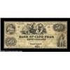 Image 1 : Wilmington, NC- The Bank of Cape Fear $50 Feb. 6, 1853 G532 Pennell 300A very nice example of this s