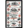 Image 1 : Wilmington, NC- The Bank of Cape Fear $3-$4-$5-$10 Pennell 40B-70A-130A-260 Uncut Sheet ProofsA shee