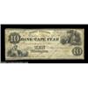 Image 1 : Wilmington, NC- The Bank of Cape Fear $10 G114a,UNL Pennell 240, UNLTwo pieces, one legitimate, the