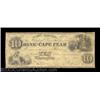 Image 3 : Wilmington, NC- The Bank of Cape Fear $10 G114a,UNL Pennell 240, UNLTwo pieces, one legitimate, the