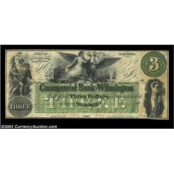Wilmington, NC- Commercial Bank of Wilmington $3 G2b Pennell 540AA much higher grade example than no