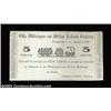 Image 1 : Wilmington, NC- Wilmington & Weldon Railroad Company 5¢ Jan. 1, 1862First of a set of four denominat
