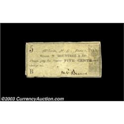 Wilson, NC- C.B. Deems 5¢ June 1, 1862Ex-Robert Payne collection sale, lot 1211 (NASCA 1977). This i