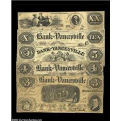 Yanceyville, NC- Bank of Yanceyville $3, $4, $5, $10, $20 G2, G4, G6, G8, G10 Pennell 1540-1580Five