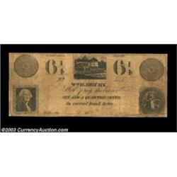 Chillicothe, OH- Wm. R. Drury 6 1/4¢ Jan. 1, 1838The first of four pieces from this very tough issue