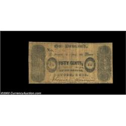Dayton,OH- Thomas Morrison 50¢Different in form and obligation from the three notes offered above fr