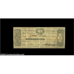Leroy, OH- A.D. Franzell 50¢ Dec. 4, 1837The only piece we've ever seen from this issuer. Very Fine.
