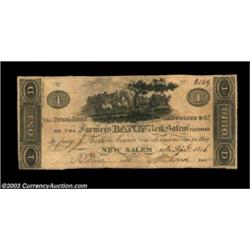 New Salem, OH - Farmers Bank of New Salem $1 April 20, 1816 G2An attractive note free from damage an