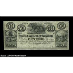 Newark, OH- Town Council of Newark 50¢ July 1, 1841A nice high grade example of this tougher municip