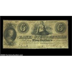 Steubenville, OH- Bank of Steubenville $5 Aug. 12, 1839 G40A scarce note. Fine-Very Fine.  Important