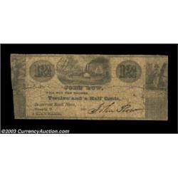 Waverly, OH- John Row 12 1/2¢ Oct. 1837First note we've seen from this issuer. Very Good, with some