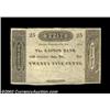 Image 1 : Easton, PA - Easton Bank 25¢ Jan,  1816A problem free unissued fractional denomination. Very Fine.
