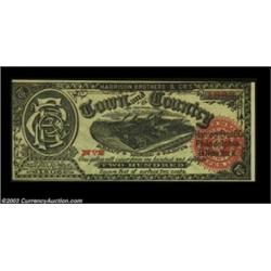 Philadelphia, PA - Harrison Brothers & Co's.  Advertising NoteAn ornate ad note in black and red adv