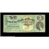 Image 1 : Pittsburgh, PA- Iron City College Bank $3 May 4, 1869 Schingoethe PA750-3A very scarce note listed a