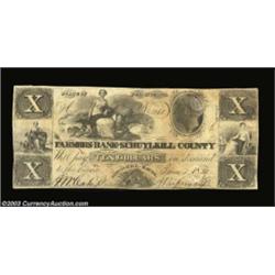Schuylkill-Haven, PA - Farmers Bank of Schuylkill County $10 June 1, 1830 S5Multiple vignettes adorn