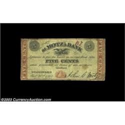 Woodward, PA- John C. Motz 5¢, 10¢ Nov. 20, 1862 Hoober 457-1, 2Two pieces from this scarce issuer,