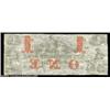 Image 2 : Newport, RI - The Merchants Bank $1 Jan. 1, 1866 G8bAlthough the serial number and date have been fi