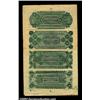 Image 2 : Columbia, SC- Mechanics & Farmers Building & Loan Association $1-$2-$3-$5 Aug. 1, 1873 Uncut SheetA