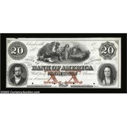 Clarksville, TN - Bank of Tennessee $20 Sept. 10, 1854 G136a, Garland 169A very scarce issue from th