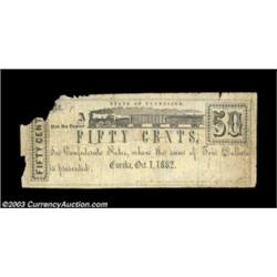 Eureka, TN- Unidentified Issuer 50¢ Oct. 1, 1862The signature is there but faint, but we certainly h