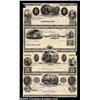 Image 1 : Nashville, TN - Nashville Bridge Company $1-$2-$3-$5 Uncut Sheet Garland 960, 962, UNL, 963A very ra