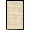 Image 2 : Nashville, TN - Nashville Bridge Company $1-$2-$3-$5 Uncut Sheet Garland 960, 962, UNL, 963A very ra