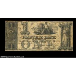 Nashville, TN - Planters Bank $1 Dec. 1, 1860 G2a Garland 981A problem-free Very Good-Fine example f