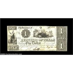 Austin, TX - Republic of Texas $1 May 1, 1841 Cr. A1 Medlar 21A beautiful Choice About Uncirculated