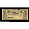 Image 1 : Harrisburg, TX - Briscoe, Harris & Co. $20 UNLThis rare and important note from this scarce issuer i
